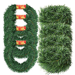 5.2/5.5 m Artificial Pine Needle Garland Rattan PVC Greenery Pine Needle Plant for Christmas Garland Wedding Party Decoration