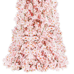 180cm Artificial Flowers Cherry Blossom Sakura Garland Wedding Arch Garden Backdrop Home Party Decoration Silk Fake Plants Vine