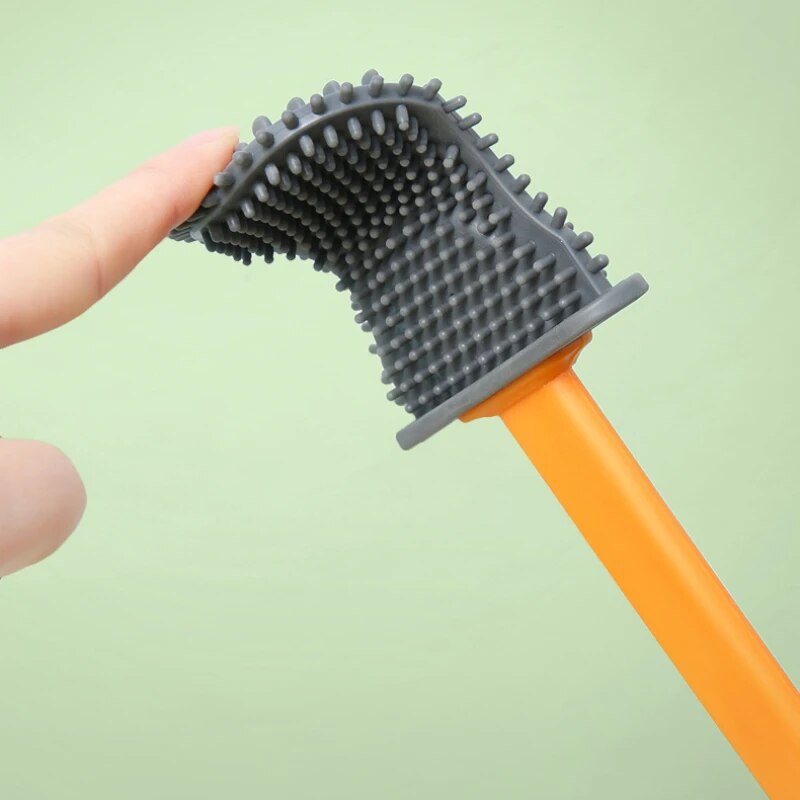 Silicon Flat toilet brush