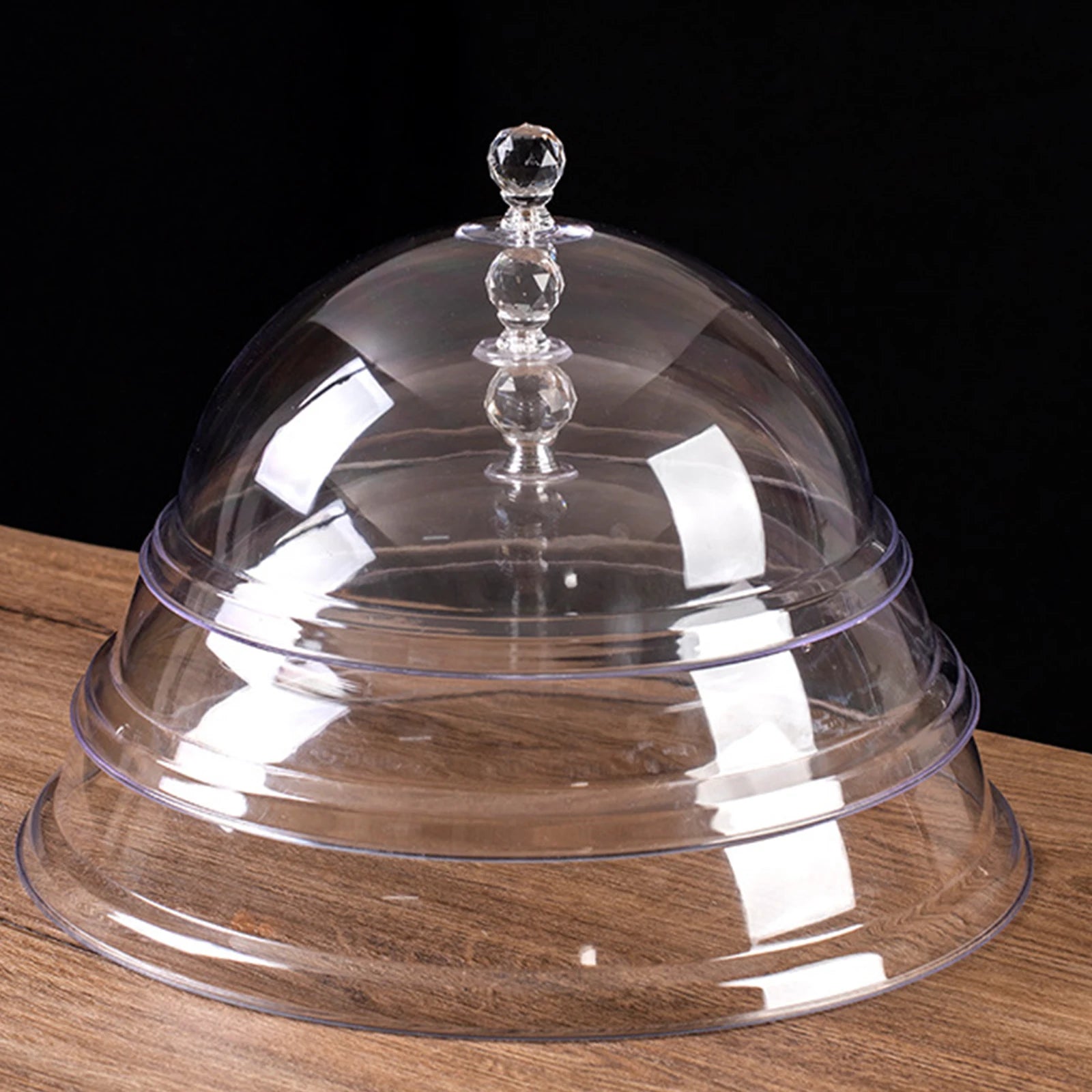 Cake Plate with Dome Serving Cookie Platter Drop Resistant Protective Dessert Storage Cake Stand for Dining Rooms