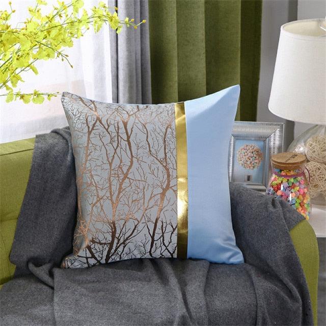 Luxury Bronzing Cushion Cover