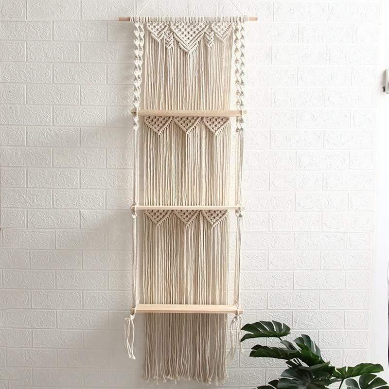 3-Tier Macrame Hanging Shelves